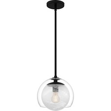 Matte Black  Mini Pendant from the Eslinger Collection