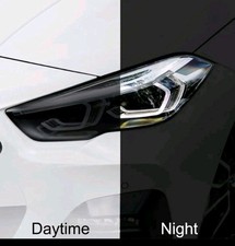 Smart car headlight PPF. Headlights turn dark smoke at daytime & clear at night 