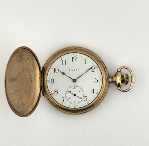 Elgin Antique Mechanical Pocket Watch 7J  12s   16820984   NON-WORKING