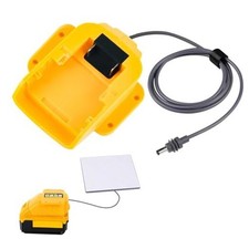 Battery Adapter for Star Link Mini Compatible with Dewalt 20V Battery, Yellow