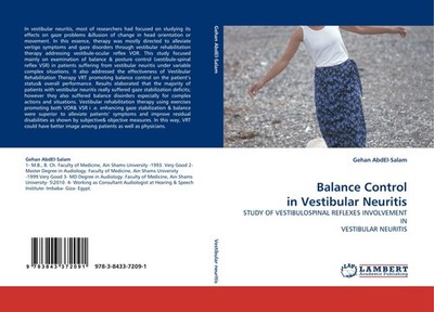 Balance Control in Vestibular Neuritis Gehan Abdel-Salam