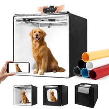 Photo Light Box, Portable 12/16/20/24/32 Photo Studio Light Box, Shooting Ten...
