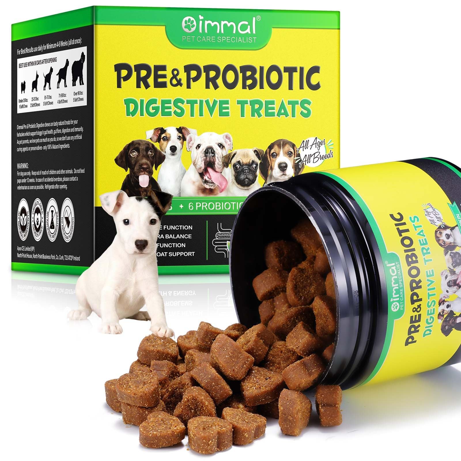 Integratore Digestivo Cani: Probiotici e Prebiotici per Intestino Sano