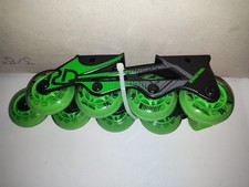 Roller Derby In Line Replacement Rollerblade Wheels-Green - Very Nice