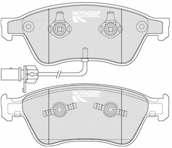 Motaquip Bremsbelagsatz Scheibenbremse LVXL1263 FüR VW Phaeton 3D1 3D2 3D3 3D4-image