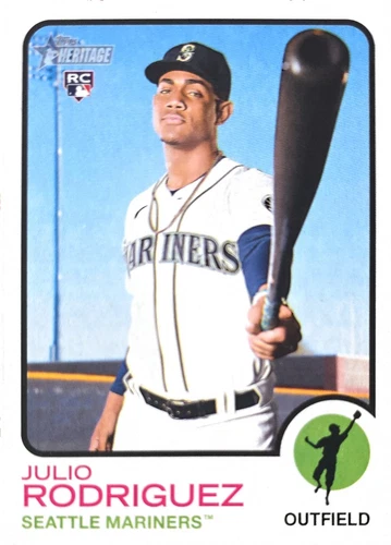 2022 Topps Heritage High Number - Julio Rodriguez #700 (RC)