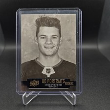 COLE PERFETTI ROOKIE RC 2021-22 Upper Deck UD Portraits #P-73 Winnipeg Jets