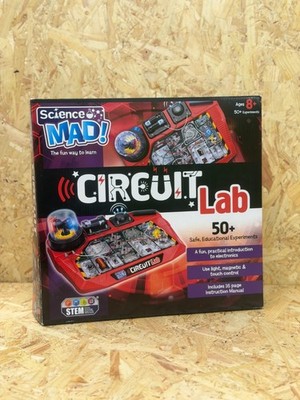 Science Mad Circuit Labor elektronisches Kit roter VORBAU 50+ Experimente   getestet & funktionsfähig