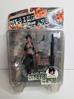 Rising Stars  Critical Maas  Gray Top 7  Action Figure (Series 1) NIB VTG 2000