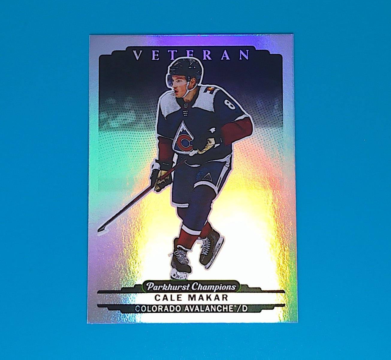2022-23 Upper Deck Parkhurst Champions - Cale Makar #188 Rainbow Foil