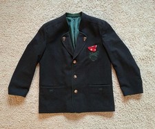 Lodenfrey Luxus Herren Trachten Jacke Janker Gr 52 54 L bzw XL Schurwolle 