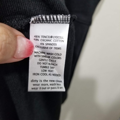 Vestido Toad&Co Mujer XL Negro Rosemarie Tencel Lyocell Algodón Orgánico Elástico - Imagen 5 de 8