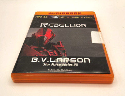 MP3 CD Audiobook Rebellion Star Force Series B.V. Larson Audio Book # 3 Sci-Fi