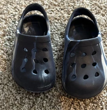 Capelli Baby Blue Tye Dye Rubber Clogs Slippers Shoes Size 4 EU 19