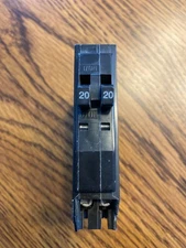 Square D QOT2020 2-20A 120/240 VAC Single-Pole Tandem Circuit Breaker