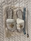 Tory Burch White Everly Slide Sandal Sz 6.5 — photo 4