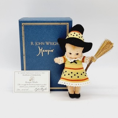 Nr. 1 R. John Wright Kewpie Witch Halloween Artist Proof limitiert 5 15 cm Filz