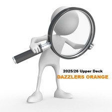 2025-26 Upper Deck Series 1 + 2 DAZZLERS ORANGE - Finish your Set - You PICK