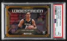 2024 Panini Prizm Draft Picks Widescreen Gold 4/10 Cody Williams PSA 9 MINT 13ql