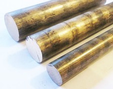 Leaded Bronze Round Bar SAE 660 Grade 6" Lengths Model engineering / Live steam