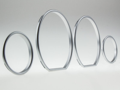 Satin-Matt Tacho Ringe Tachoringe CLIP passend für BMW E32 E34 M5 CLIPSEN