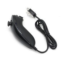 2 Pack Wii Nunchuck Controller Black White fo...