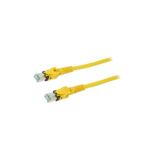 09488485745010 Patch cord S/FTP 6a Line Cu PUR yellow 1m halogen-free 27AWG H... - 第 1/1 張圖片