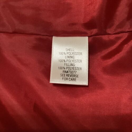 Croft & Barrow Women's Maroon Quilted Puffer Vest Sz PXS - Picture 12 of 13