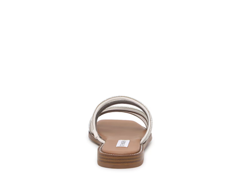 Women's Steve Madden Streaming Sandal, Size 6, Color Silver/Pewter Metallic - Picture 5 of 13