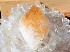  Citrine Twin Peaks Rough Point- Abundance & Happiness Gem! Clears Everything