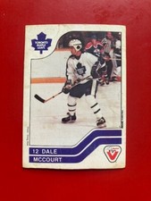 1983-84 Vachon cakes #93 Dale McCourt Toronto Maple Leafs