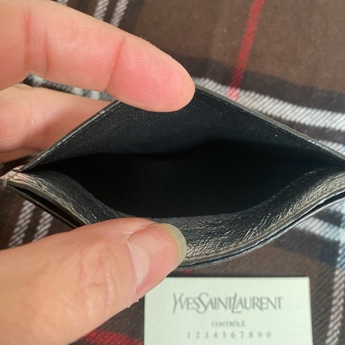 YSL Authentic Vintage Silver Metallic ID/Card Holder VGUC Rare - Picture 7 of 11
