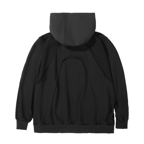 Niepce Detachable Japanese Streetwear Hoodie Patchwork Pullover for Men - Picture 8 of 44