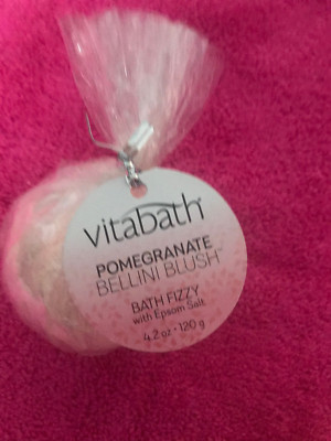 VITABATH BATH BOMB POMEGRANATE & BELLINI BLUSH