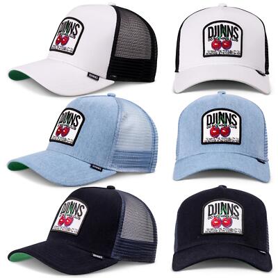 Djinns HFT Cap DNC Cherry Basecap Trucker Kappe Meshcap Do Nothing Club Kirsche