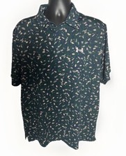 Under Armour Men's Drive 3.0 Printed Dark Floral Golf Polo Size X-Large