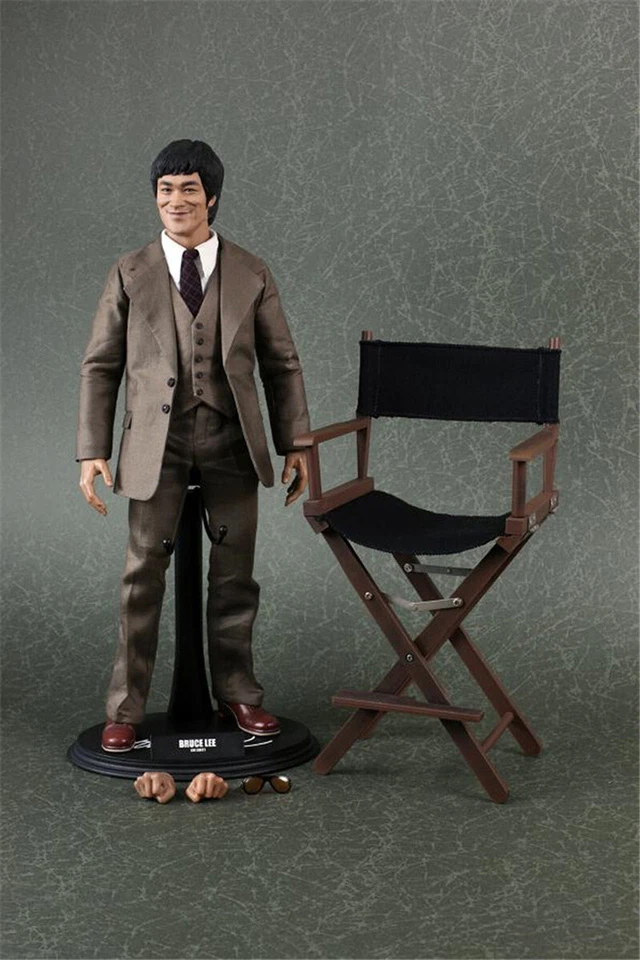 HOTTOYS 1/6 MIS11 Sonrisa Bruce Lee Versión Traje Figura de Acción Modelo En Stock Foto 4 de 4