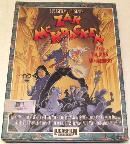 Zak McKracken and the Alien Mindbenders (Atari ST) COMPLETE IN BOX, Lucasfilm