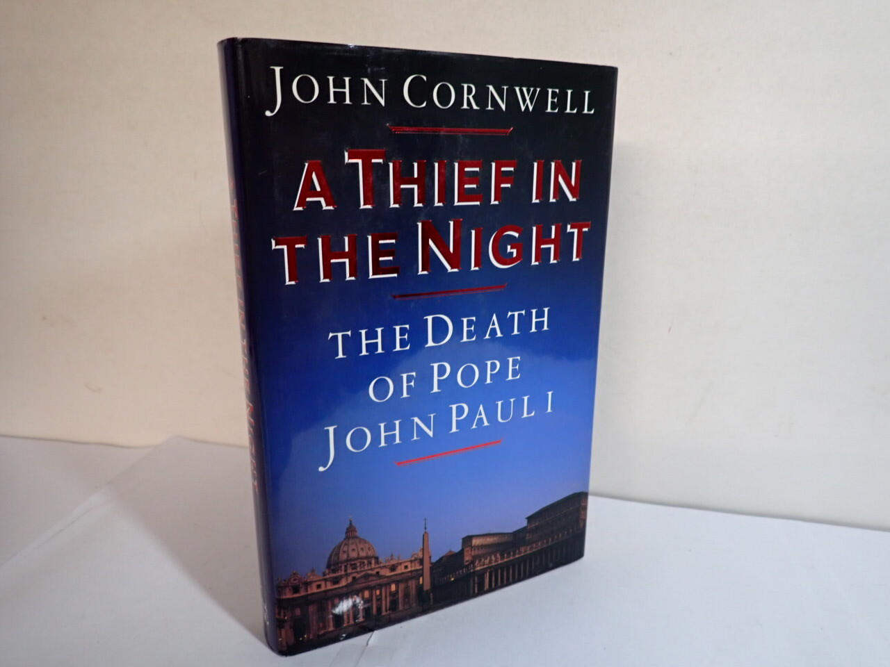 Thief in Night, Death of Pope John Paul 1, J Cornwell, Viking 1989 1st ed SIGNED