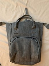 Enfamil Grey Wonder Baby Backpack-Versatile Insulated Formula/Cooler/ Diaper Bag