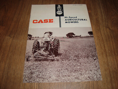 Case Hi-Speed Agricultural Mowers E-10 And T-10 Mowers Brochure