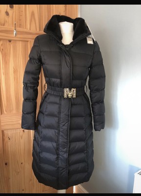 Miss Sixty Designer echte Daunen Puffer Winter Mantel Jacke Größe