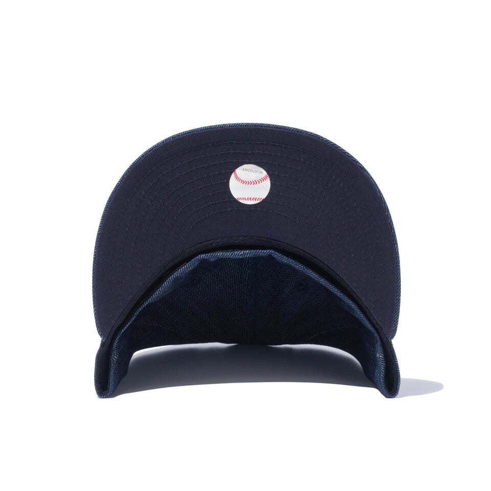 MLB★Monogram デニム ヴィンテージ ホーボー NYY★【25SS新作】 NEW ERA 59FIFTY New York Yankees Indigo Denim x Navy MBL