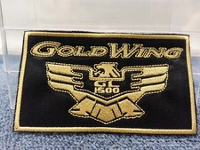 PATCH TOPPA AQUILA GOLDWING 1500 SCRITTA STILIZZATA-11x6CM TERMOADESIVA