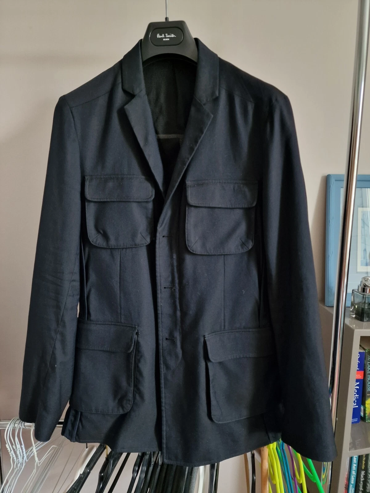 DKNY - Lightweight Blazer/Jacket - Black Slim Fit. Size 38