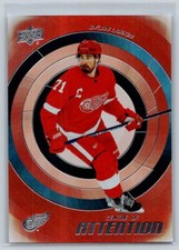 2022  Upper Deck #CA-13 Dylan Larkin Detroit Red Wings Centre of Attention