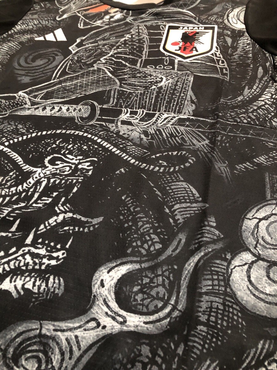 Japan Soccer Jersey Special Concept Samurai Black Edition