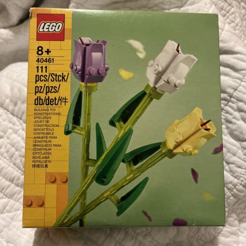 New LEGO Tulips Set (40461) 111 Pieces Great Easter Basket Gift, FAST SHIPPING - Picture 1 of 5