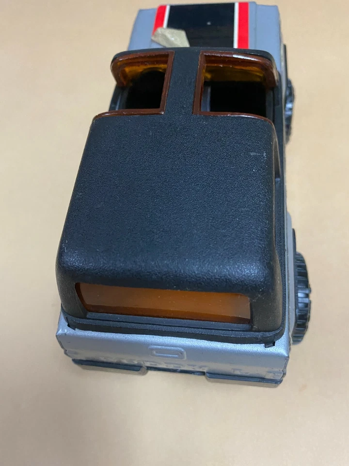 Camión Buddy L Vintage Motocross Bronco SUV 4x4 gris metal plástico moldura  Foto 3 de 4