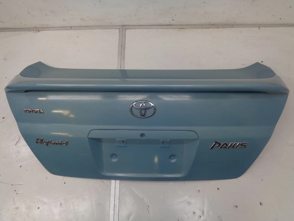 2001-2003 Toyota Prius Trunk Hatch Tailgate W/ Spoiler Blue OEM AK2104176 — 第 2/4 张图片
